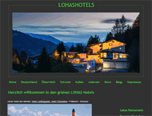 Tablet Screenshot of lohashotels.de